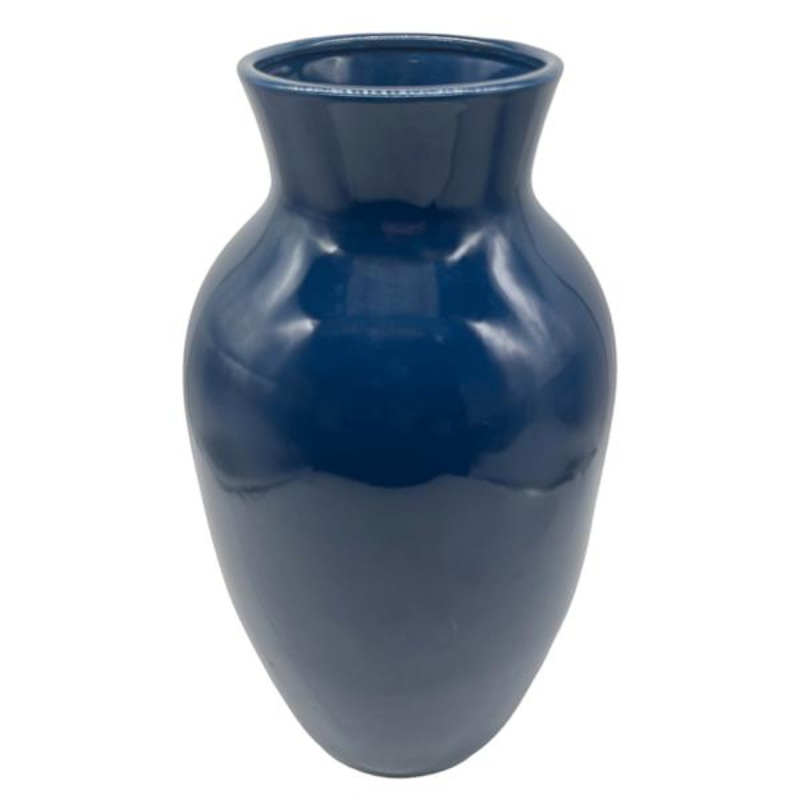 Blue Porcelain Vase, 9″