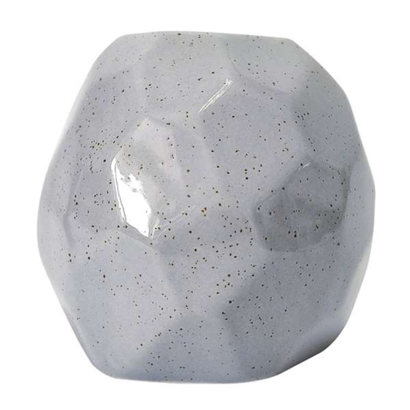 Blue Speckled Bud Vase, 4″