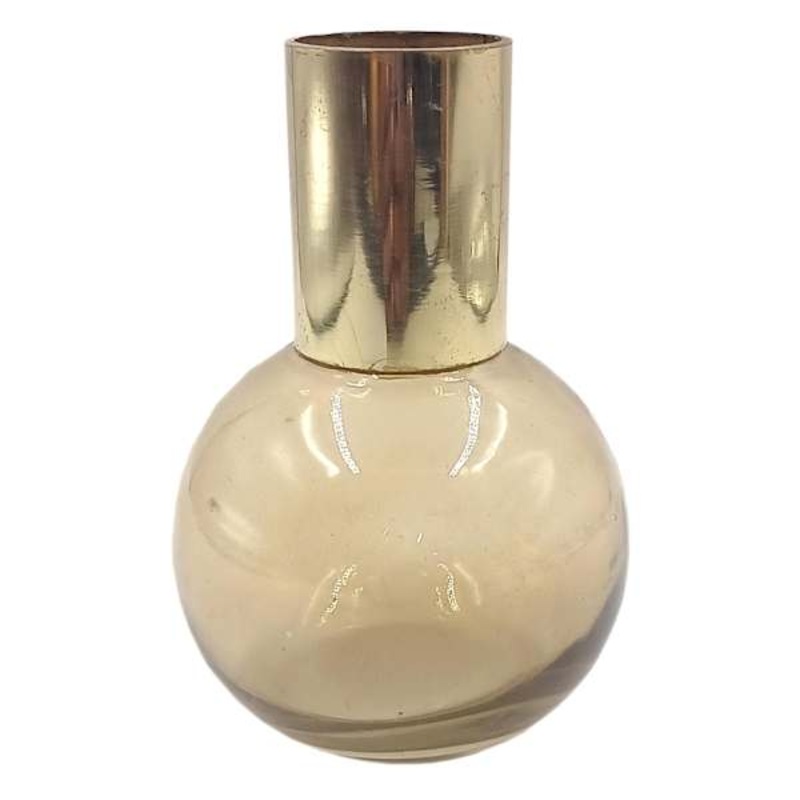 Crosby St. Brown Glass Vase, 5″