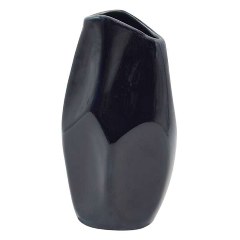 Crosby St. Navy Blue Porcelain Vase, 7″