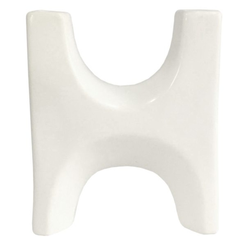 Crosby St. White Porcelain Vase, 7″