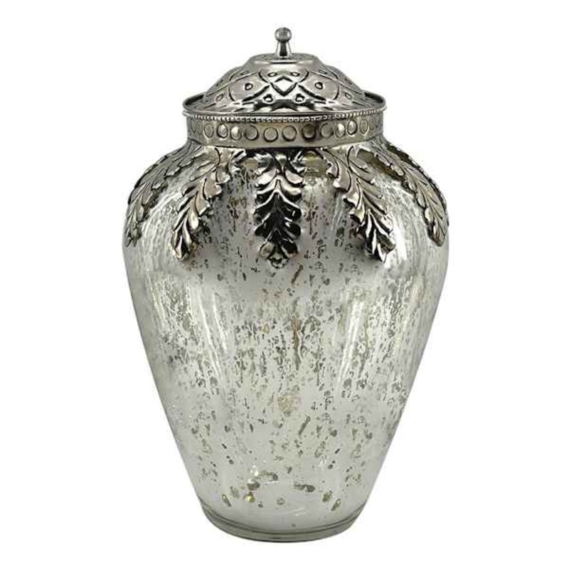 Found & Fable Glass Jar with Metal Lid