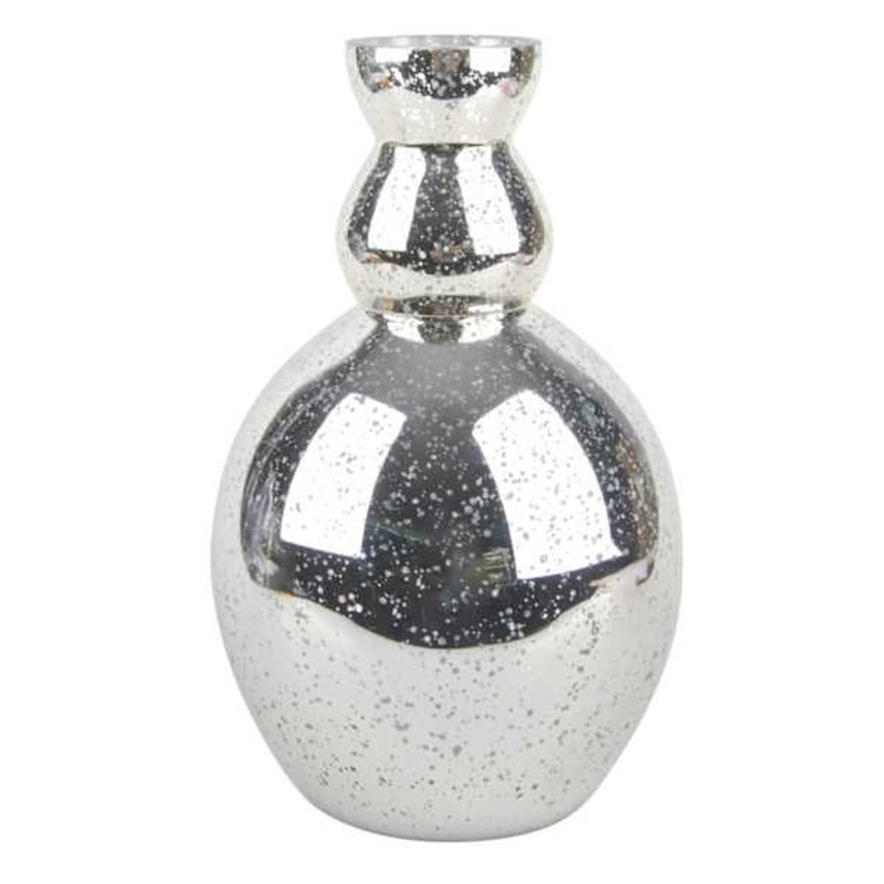 Found & Fable Mercury Glass Vase, 9.5″