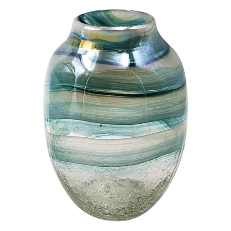 Glass Vase, 8.7″