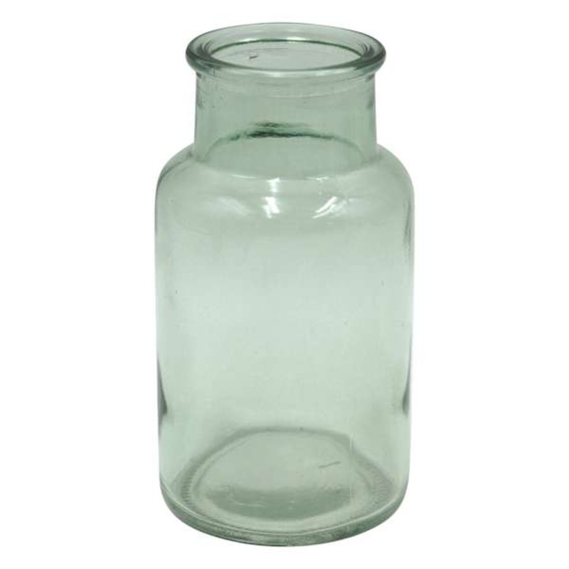 Green Glass Bud Vase, 5″