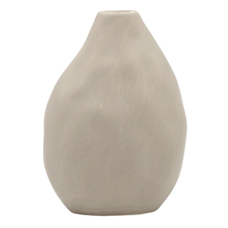 Grey Ceramic Vase, 5.5″