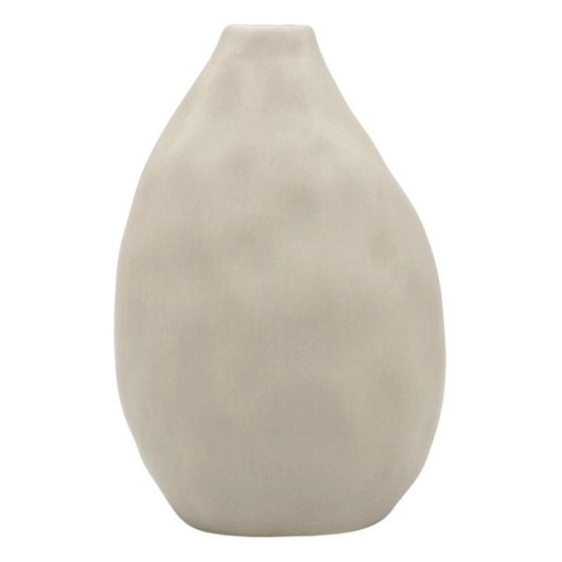 Grey Ceramic Vase, 7.5″