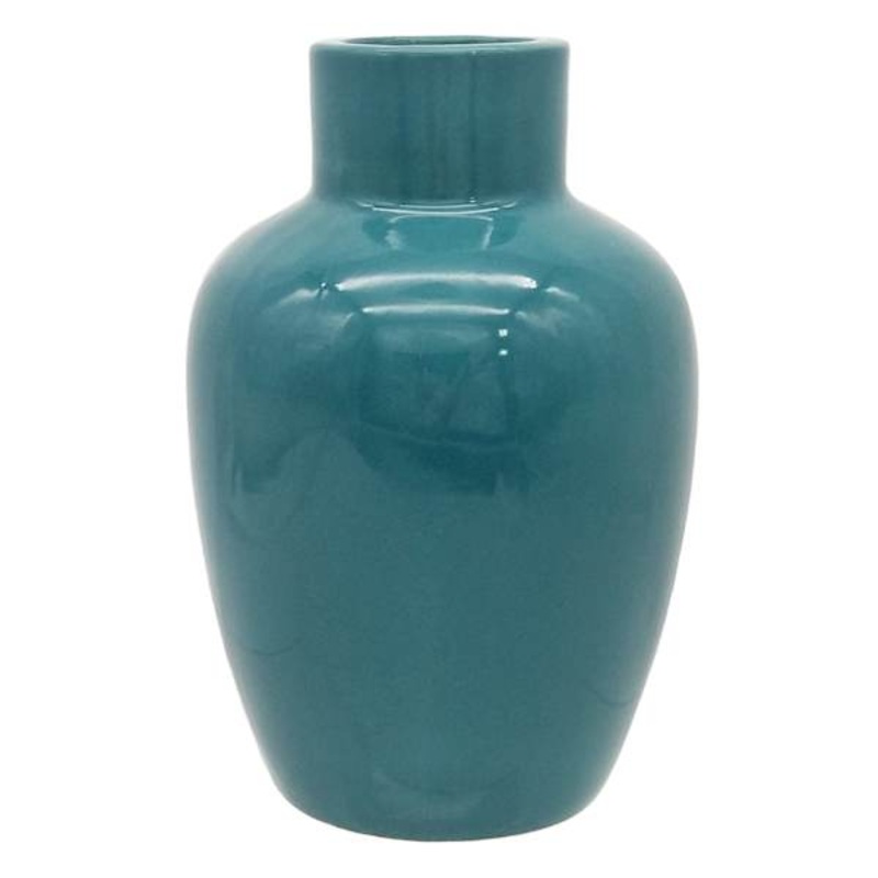 Blue Ceramic Vase, 5.7″