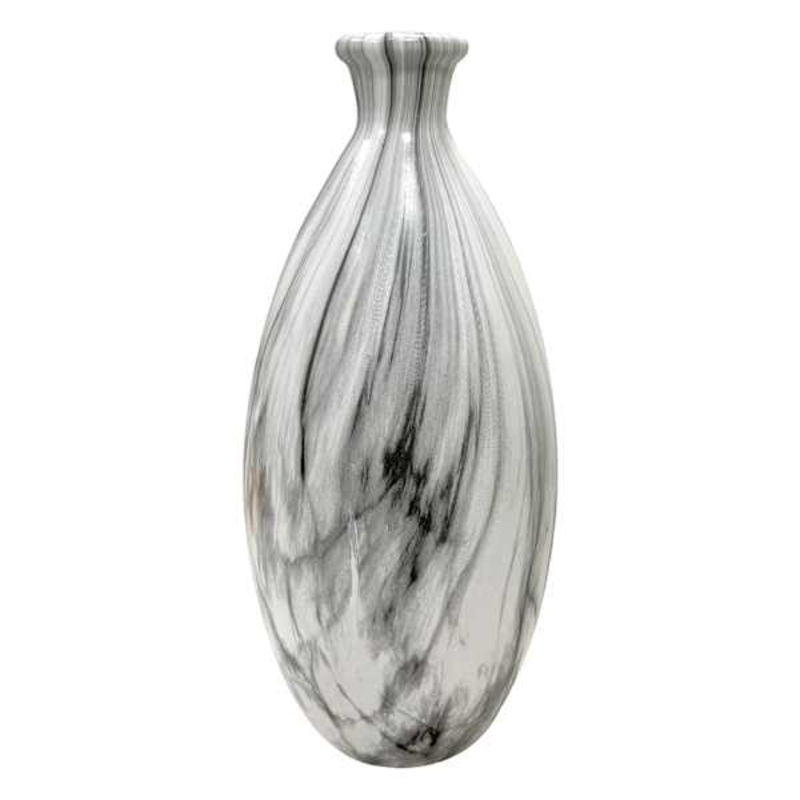 Marbled Ceramic Vase, 12″