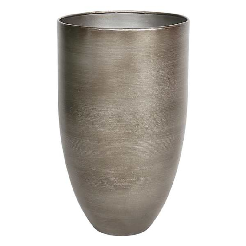 Metal Vase, 12″