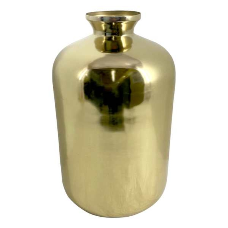 Metallic Gold Vase, 11″
