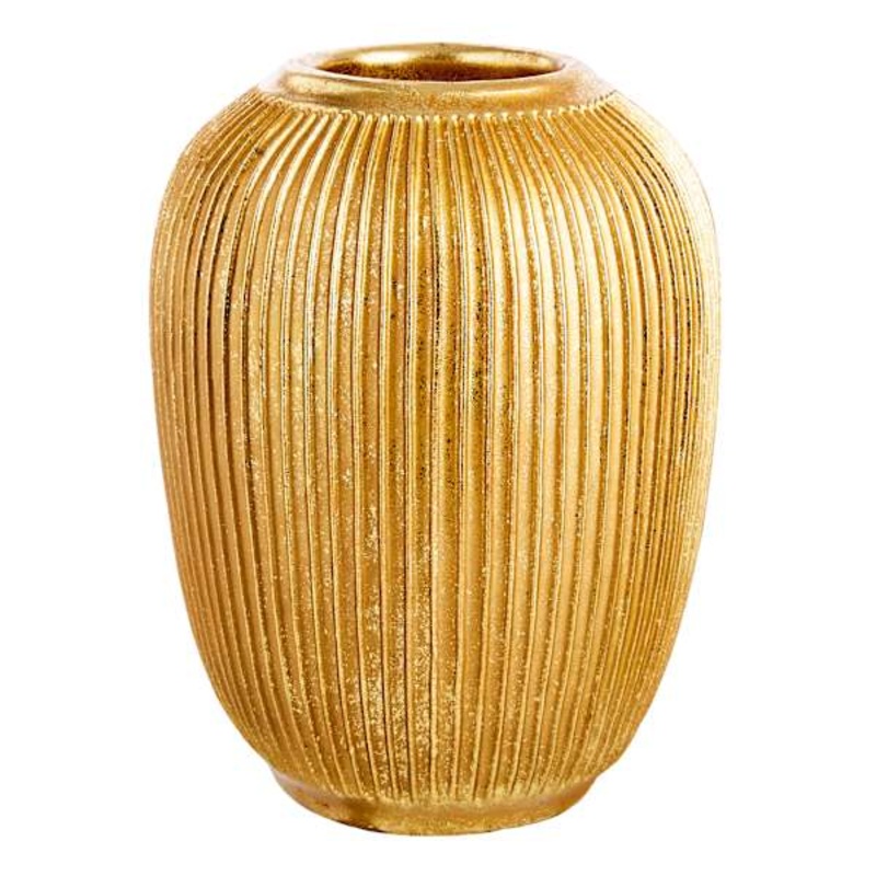 Metallic Vase, 10″