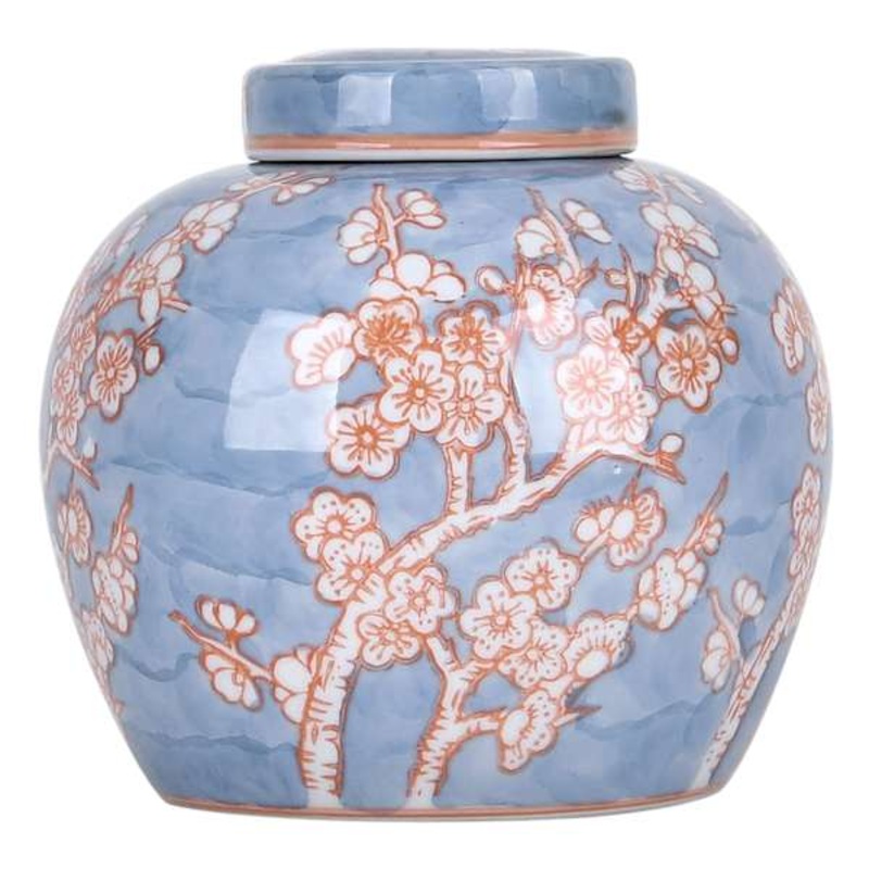Multi Floral Ceramic Vase, 6″