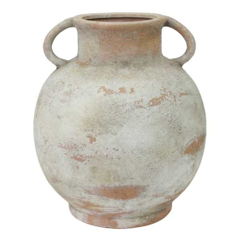 Natural Textured Ceramic Vase, 10x10x11