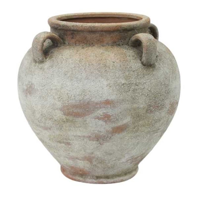 Natural Textured Ceramic Vase, 8×8