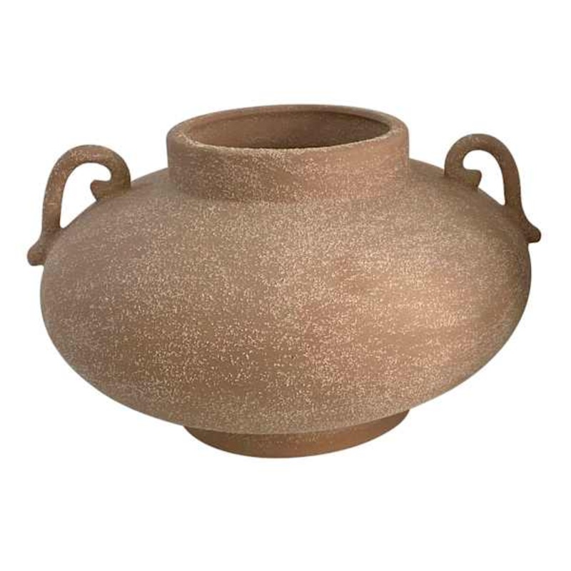 Neutral Ceramic Vase, 6.5″