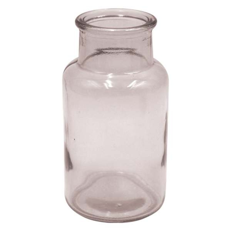 Pink Glass Bud Vase, 5″
