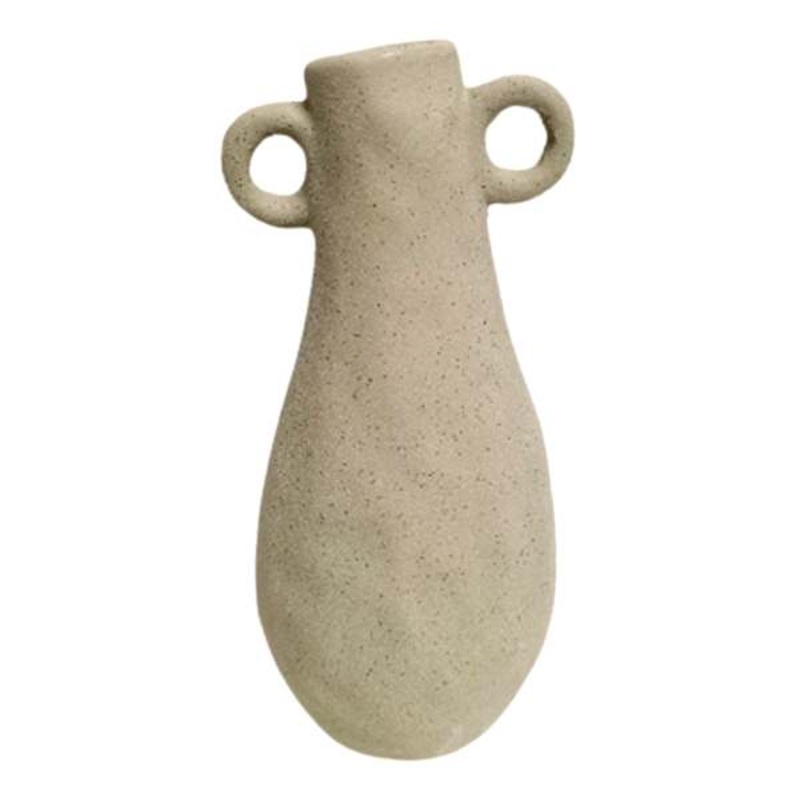 Porcelain Vase with Handles, 7″