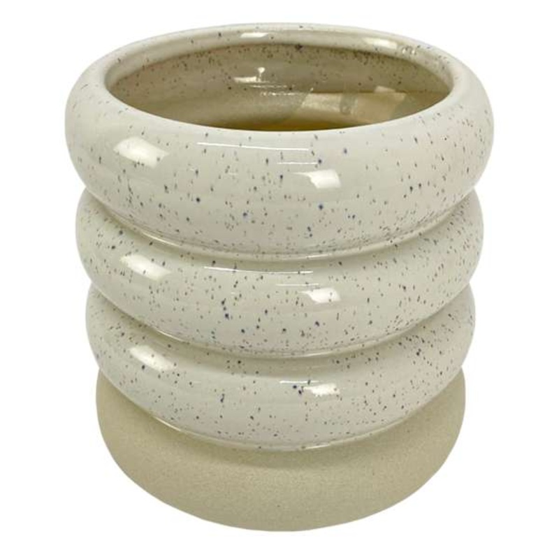 Speckled Porcelain Vase, 6″