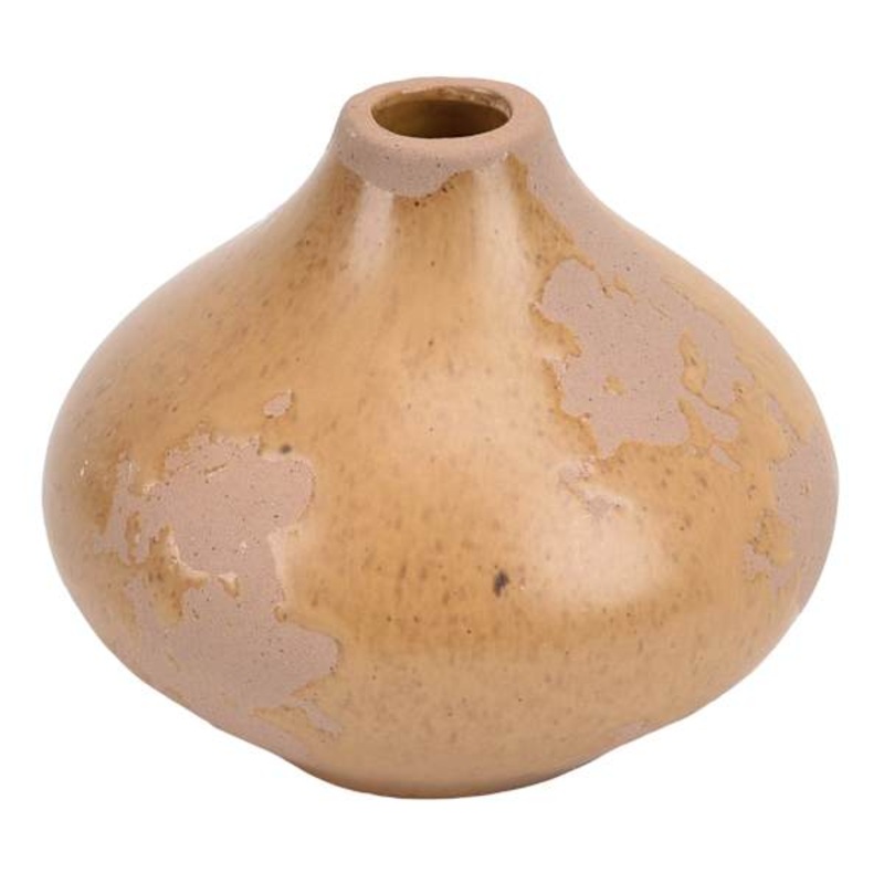 Reactive Glaze Ceramic Vase, 4.5″