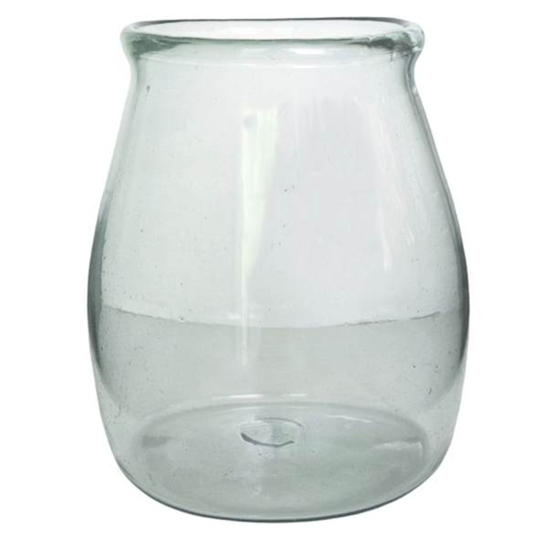 Recycled Glass Lechero Jar, 7″