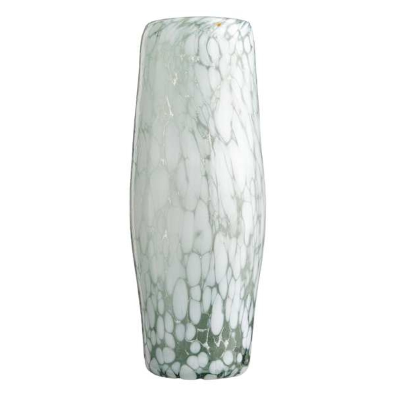 Speckled Art Glass Vase, 10″