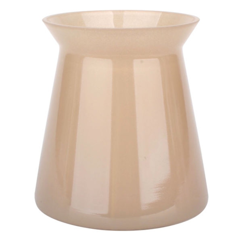Taupe Milk Bud Glass Vase, 4″