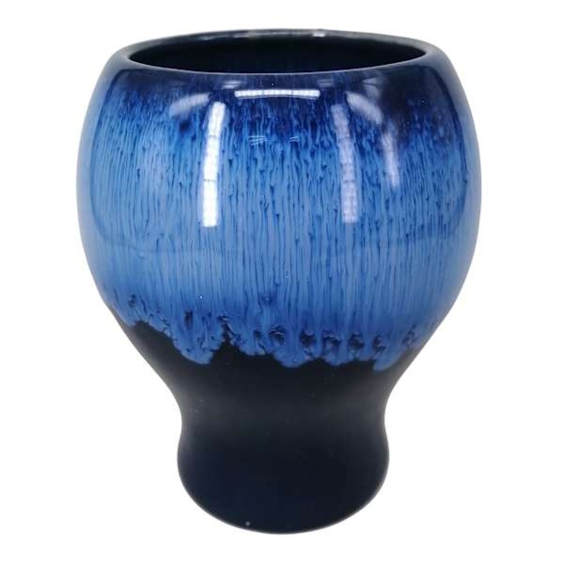 Tracey Boyd Blue Ceramic Vase, 5″