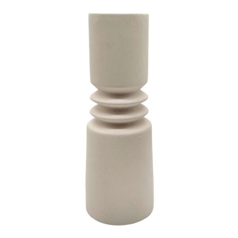 Tracey Boyd Brown Ceramic Vase, 11″