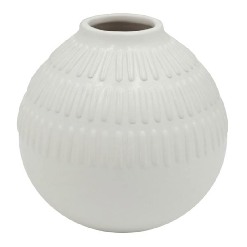 Tracey Boyd Ceramic Bevel Vase, 5″