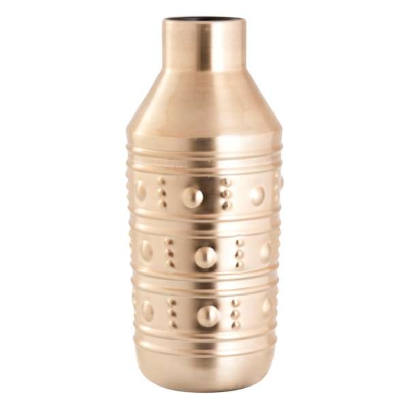 Tracey Boyd Metal Vase, 10″