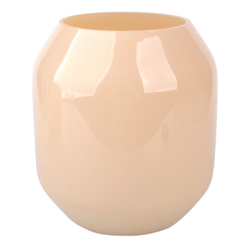 Tracey Boyd Tan Glass Vase, 8″