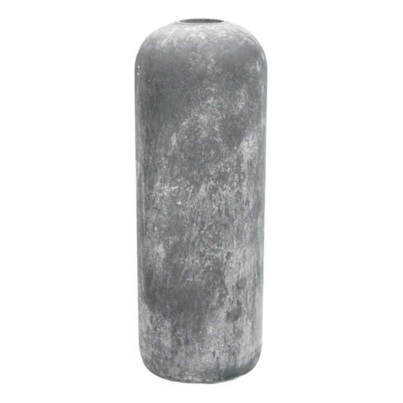 Ty Pennington Dark Grey Glass Vase, 12″