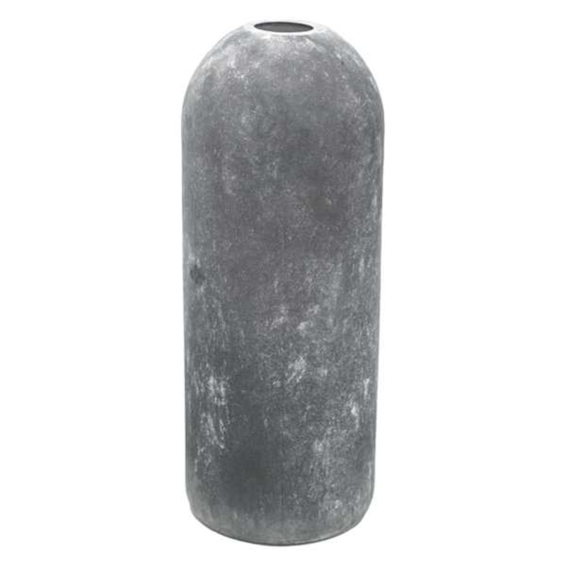 Ty Pennington Dark Grey Glass Vase, 9″