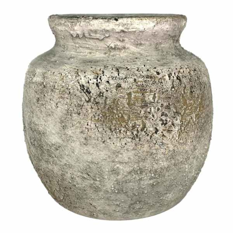 Ty Pennington Rustic Wash Ceramic Vase, 5″