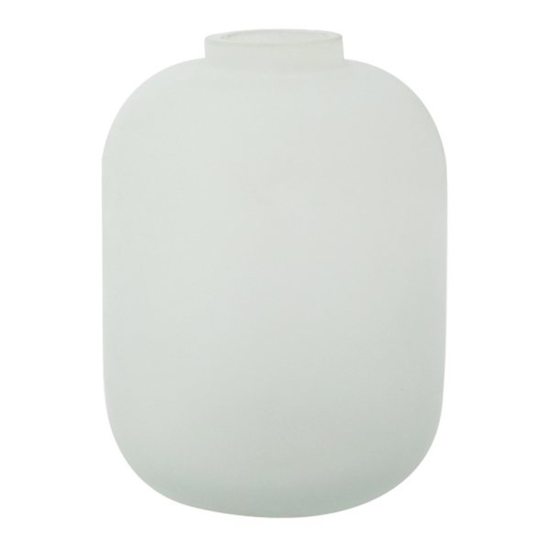 Ty Pennington White Glass Vase, 3″
