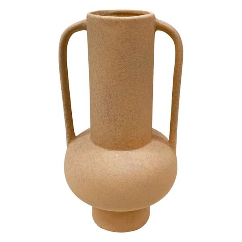 Unglazed Long Handle Vase, 6×11