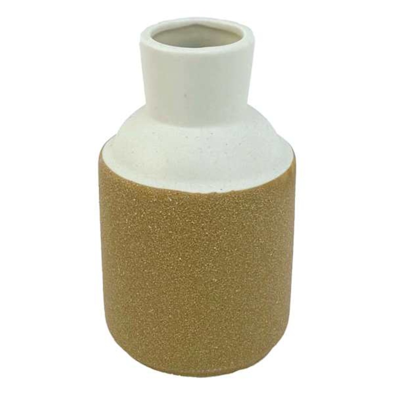 White Terracotta Vase, 5″