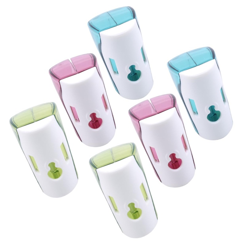 CIMAXIC 6 pieces of toothbrush dust protection caps Steripods toothbrush covers toothbrush covers caps toothbrush travel case travel case for electrical toothbrush electrical