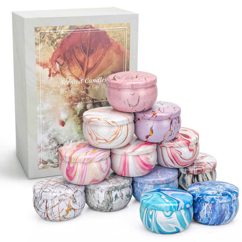 Fragrance candles gifts for women 12 pack 840 g candles for fragrance at home soy wax candles gift sets 240 hours of burning fragrance candles ideal for Valentine’s Day Mother’s Day birthday Christmas day upgrade 12 pieces