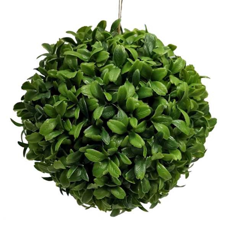 Green Boxwood Ball, 6″