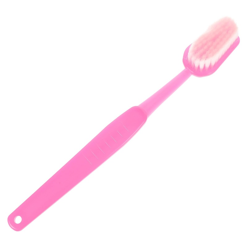 Ibasenice large toothbrush support huge toothbrush ornate party toothbrush toothbrush party decorations toothbrush decor comedy party gifts oversized flocking clean magic wand