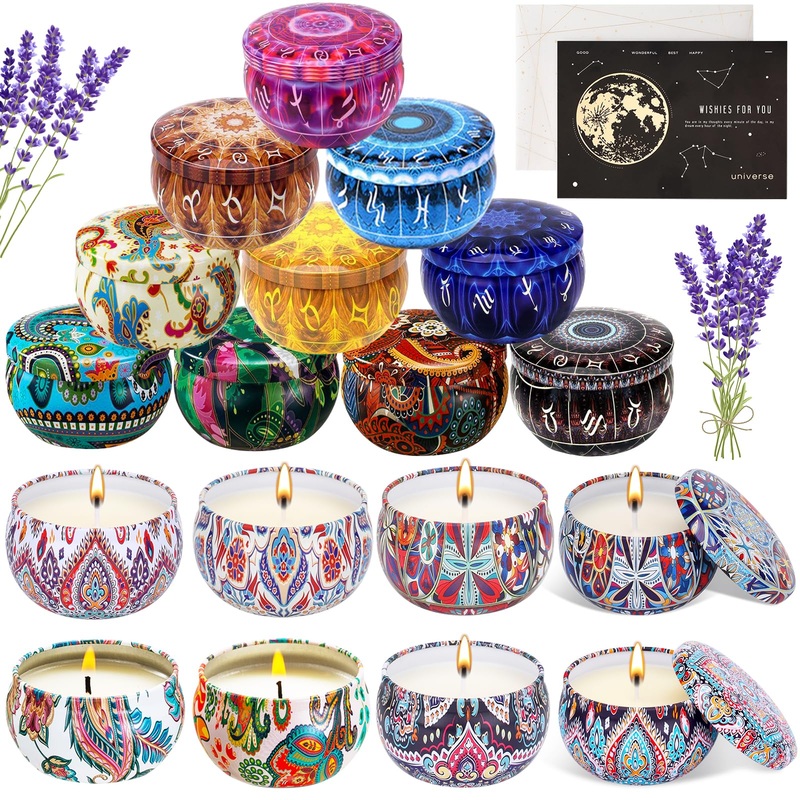Jotul fragrance candles gift set 18pcs fragrance candle set aromatherapy candles for women fragrance candle set fragrance candle christmas set fragrance candle mother’s day for birthday/Valentine’s day/bad/yoga