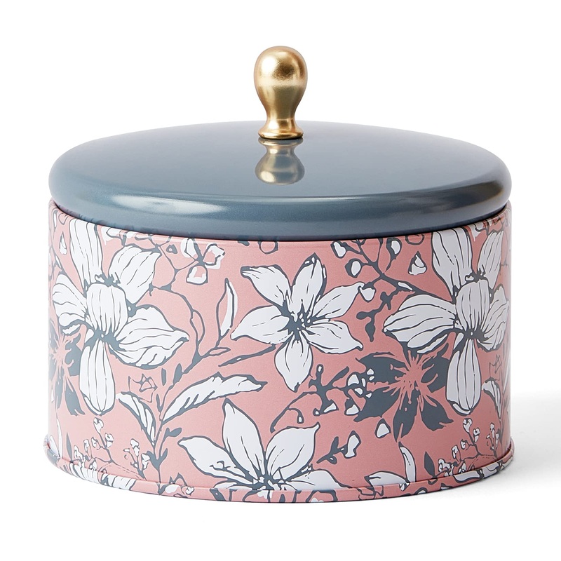LA Jolie Muse Candle Christmas Scented Candle Pink Rose Sweet Christmas Candle Gifts for Women Stress Relief Soy Candle Gifts for Family 35 Hours Long Burning Candles Tin 185g Sunkissed Rose 185g