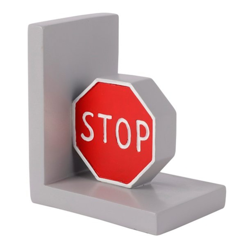 Stop Sign Bookend, 5″