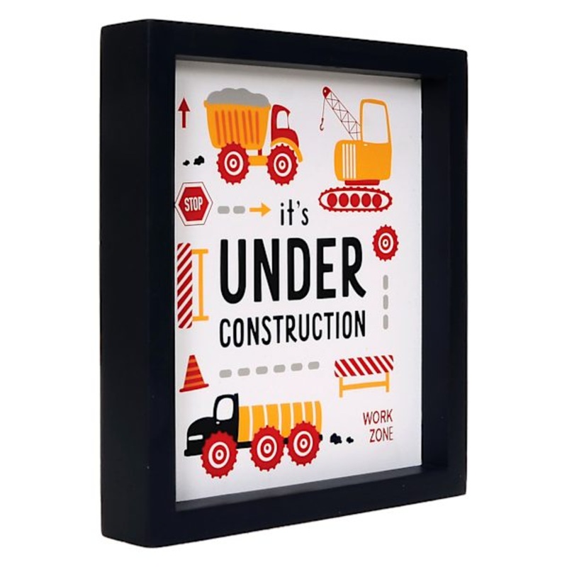 Under Construction Wooden Sign, 8×9
