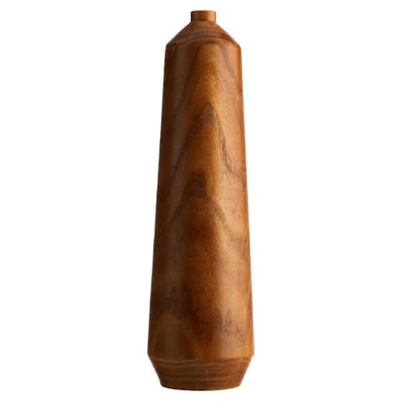 Wooden Oversized Floor Vase, 30″