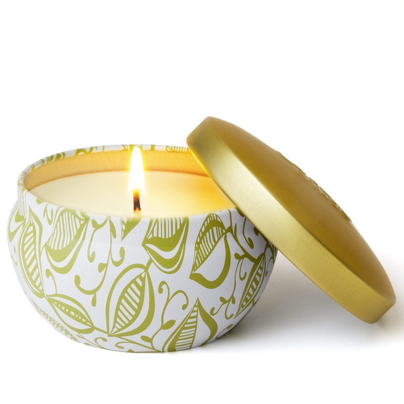 La Jol e Muse Coconut Lemonade natural soy wax candle 80 hours of burning time fragrance for home can 185g set2 set2 coconut lemonade