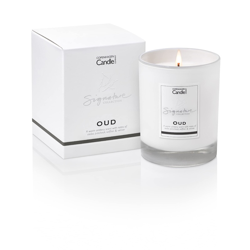 Luxury Scented Candles Gifts for Women | Natural Wax Blend | 45 Hours Burn time | Hotel Collection | The Copenhagen Company – Oud (7oz) 7oz Oud 7oz