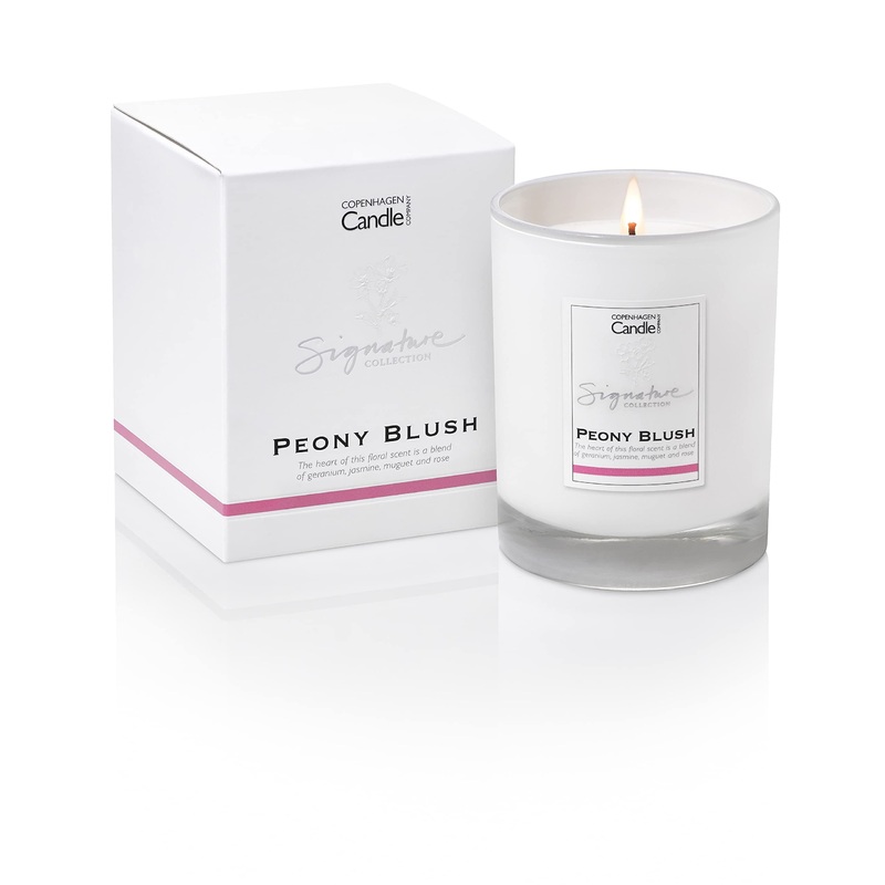 Luxury Scented Candles Gifts for Women | Natural Wax Blend | 45 Hours Burn time | Hotel Collection | The Copenhagen Company – Peony Blush (7oz) 7oz Peony Blush 7oz